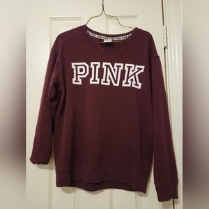 Maroon "Pink" Sweatshirt